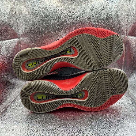 Size‎ 10 Nike Lunar Hyperquickness Red Black Mens Basketball Shoes 652777-006 main image 6